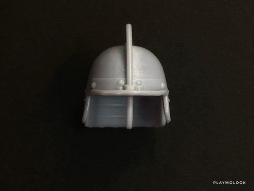 Helmet Langostera Print 3D Resin Grey - Without Paint - Scale Playmobil - Picture 2 of 5