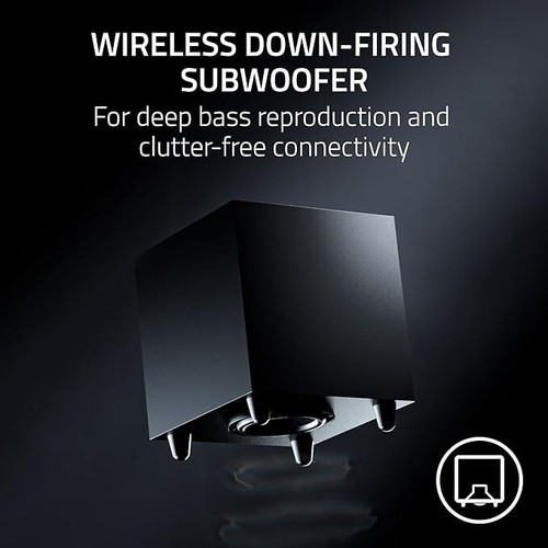 Razer Nommo V2 Pro 2.1 PC Gaming Speakers with Subwoofer Certified Refurbished - Picture 3 of 7