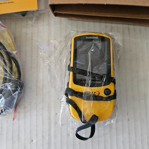GARMIN eTrex Venture HC Yellow Handheld Satellite GPS Navigation in box Tested - Picture 3 of 3