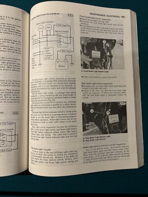 アクセサリー KZ750Four Service Manual Kawasaki KZ750 Four Motorcycle Service Manual 80 - 88 #99924-1021