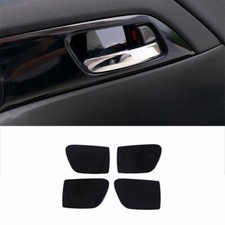 For Honda Accord 9th 2014-2017 Black Steel Interior Door Bowl Sticker Cover Trim For Honda Accord 9th 2014-2017 Black Steel Interior Door Bowl Sticker Cover Trim