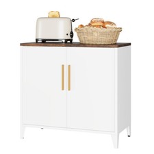 Storage Steel Coffee Station Cabinet 32"W, Accent Storage w/Adjustable Shelf