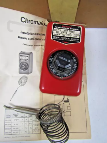 🔥NEW CHROMALOX 277 VAC 30 AMP TEMPERATURE CONTROL SWITCH ARR-5524A ARR-5524