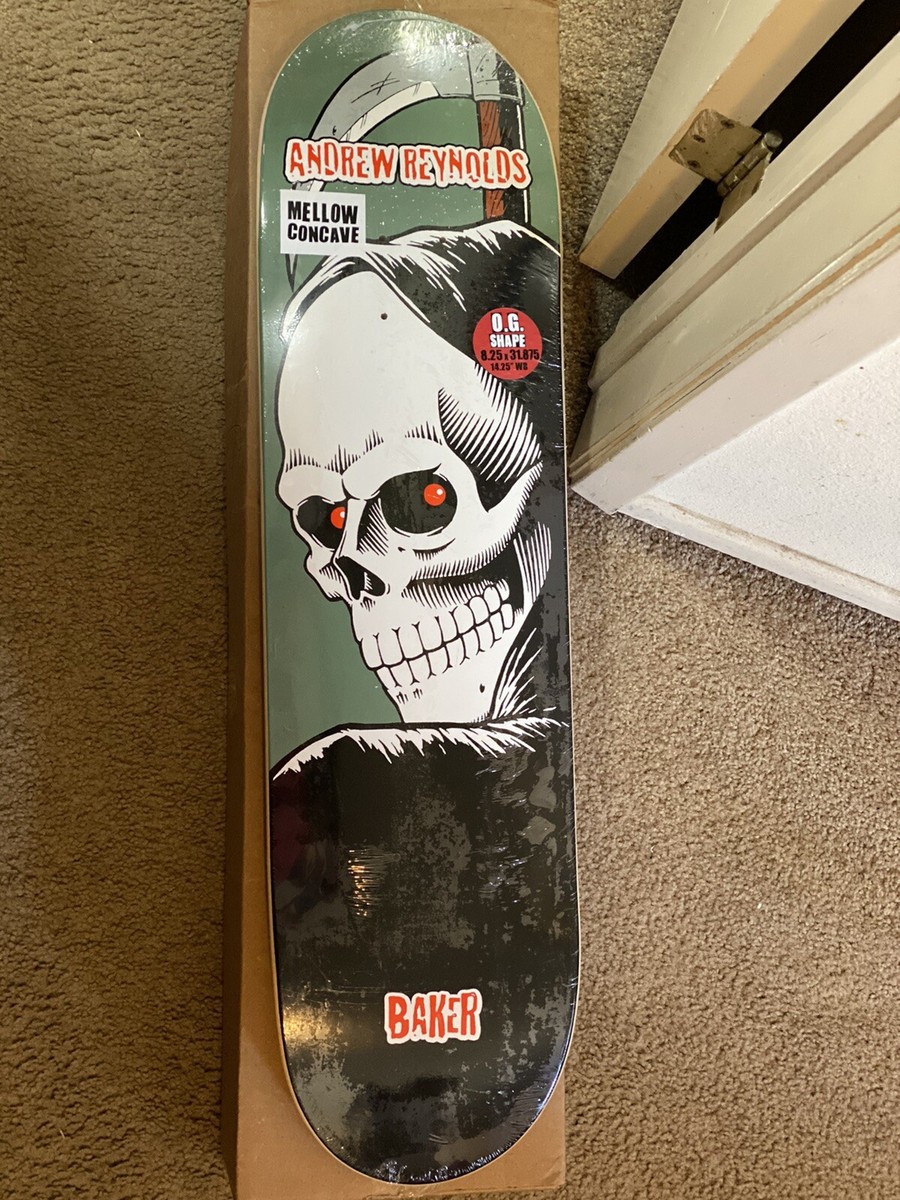 RARE Andrew Reynolds Reaper 1 Reissue Baker Skateboard Deck