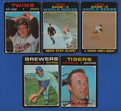 1971 OPC 71 O PEE CHEE TOPPS MLB BASEBALL CARD 265-392 SEE LIST - Picture 118 of 231