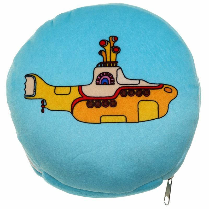 THE BEATLES YELLOW SUBMARINE SUPER SOFT PLUSH TRAVEL CUSHION