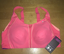 New UNDER ARMOUR 1252164 Armour 2.0 High Impact Sports Bra 38DD Pink 60 NWT