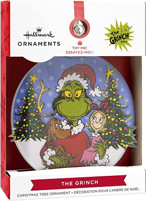 Hallmark Dr. Seuss How the Grinch Stole Christmas! Light-Up Christmas Ornament