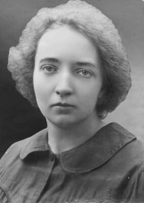 Portrait Of French Scientist Irene Joliot Curie 1924 Old Photo