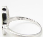 925 Sterling Silver  Cut Out Love Heart Hamsa Band Ring Sz 7  RG3347 — photo 6
