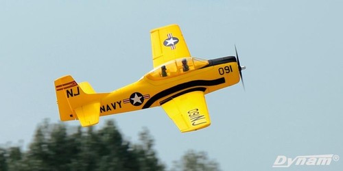 Dynam T 28 Trojan EPO 1270mm gelb PNP V2 North American Brushless LiPo Flugzeug - Bild 2 von 8