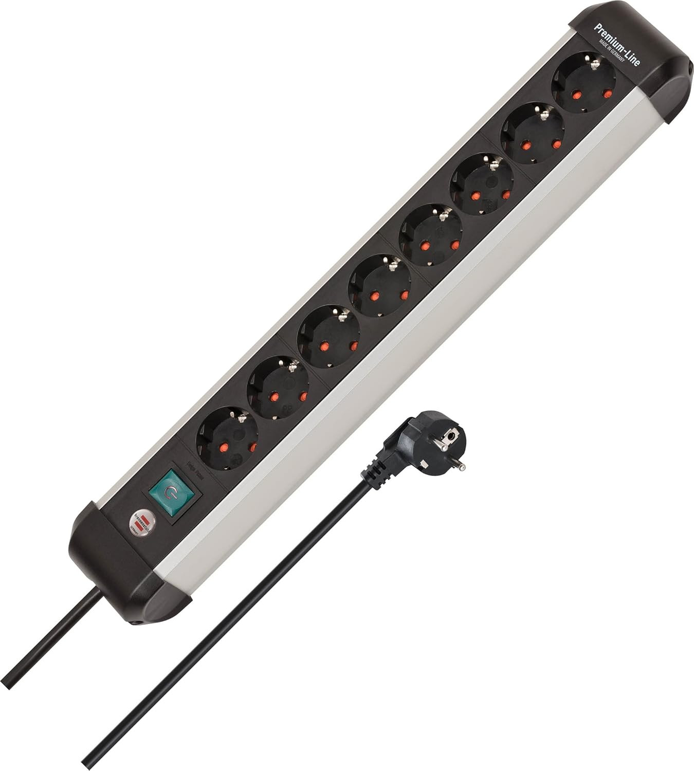 Brennenstuhl Premium-Alu-Линейка стеклопакетов из 8-дюймового алюминия 3m Schalter