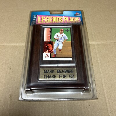 Legends VIP Club Legends Plaque Mark McGwire Chase For 62 