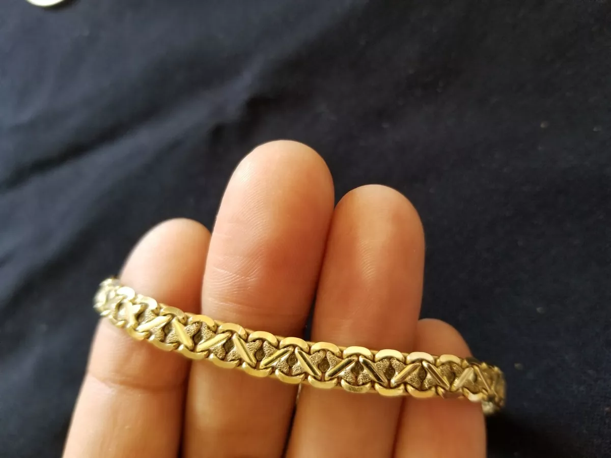 Solid yellow gold best sale bracelet