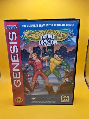 Battletoads / Double Dragon (Sega Genesis, 1993) No Manual