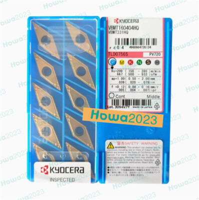 10Pcs/Box Kyocera VBMT110304HQ PV720 VBMT221HQ Carbide