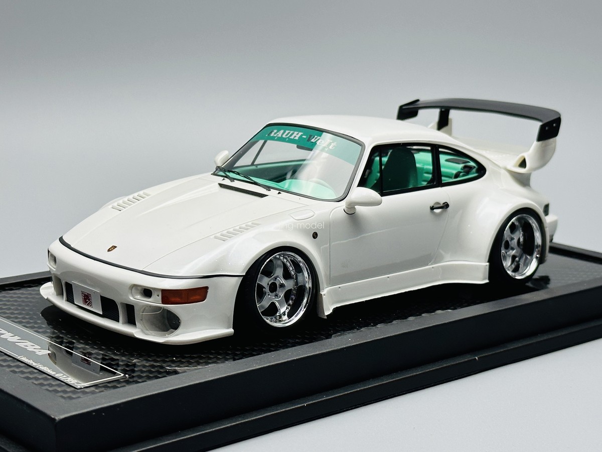 1/18 ポルシェ911RWB Vip 1/18 scale Porsche 911 964 RWB Slantnose Resin Model Car Toys