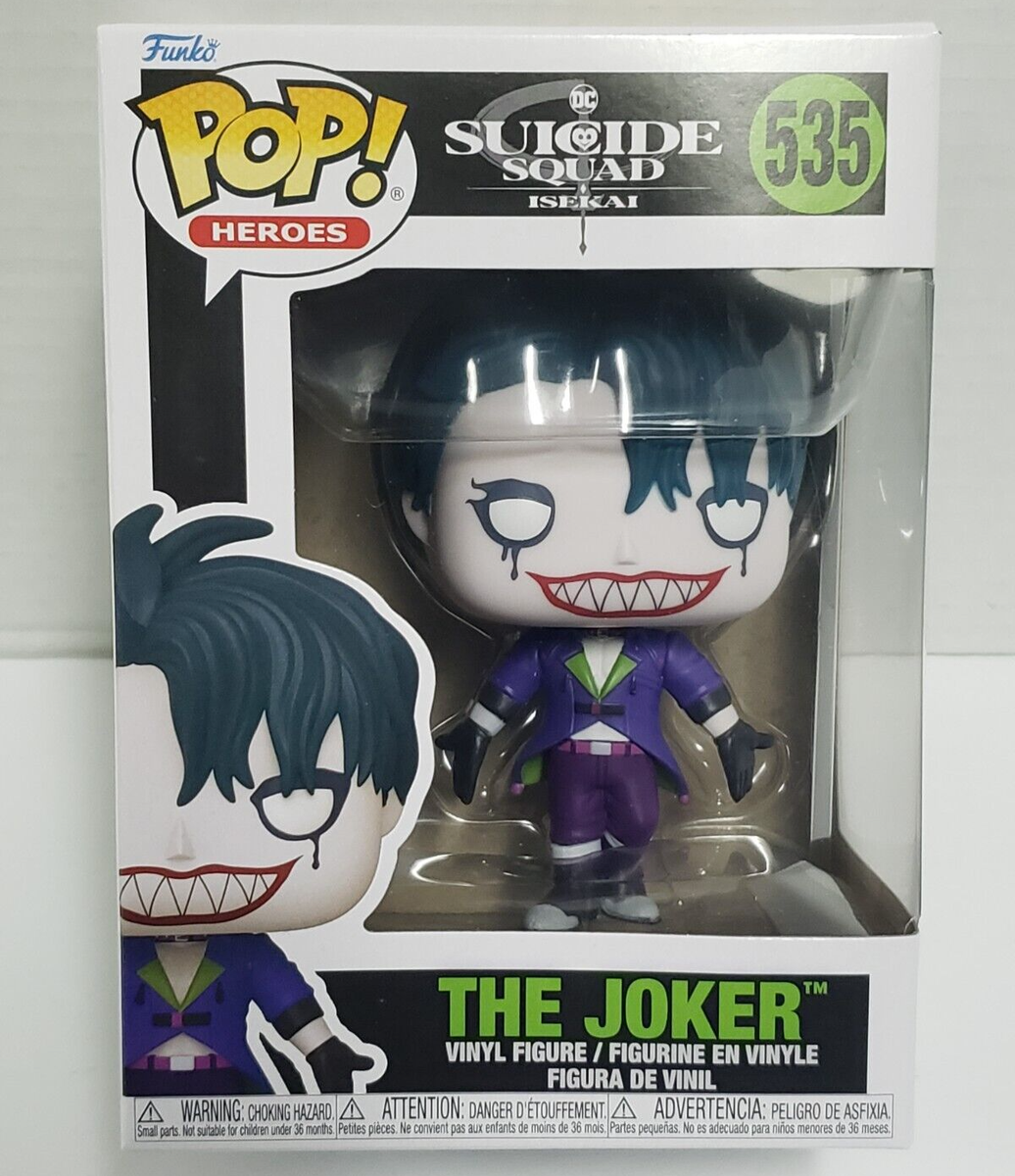 THE JOKER - Suicide Squad Isekai Funko POP! Heroes #535 Figure NEW