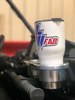 Polaris RZR Cup Holder - Billet Material | Mounts on TBar | Polaris RZR XP Turbo