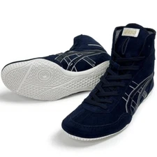 ASICS Wrestling Boxing Shoes EX-EO (Successor to TWR900) Navy x Silver