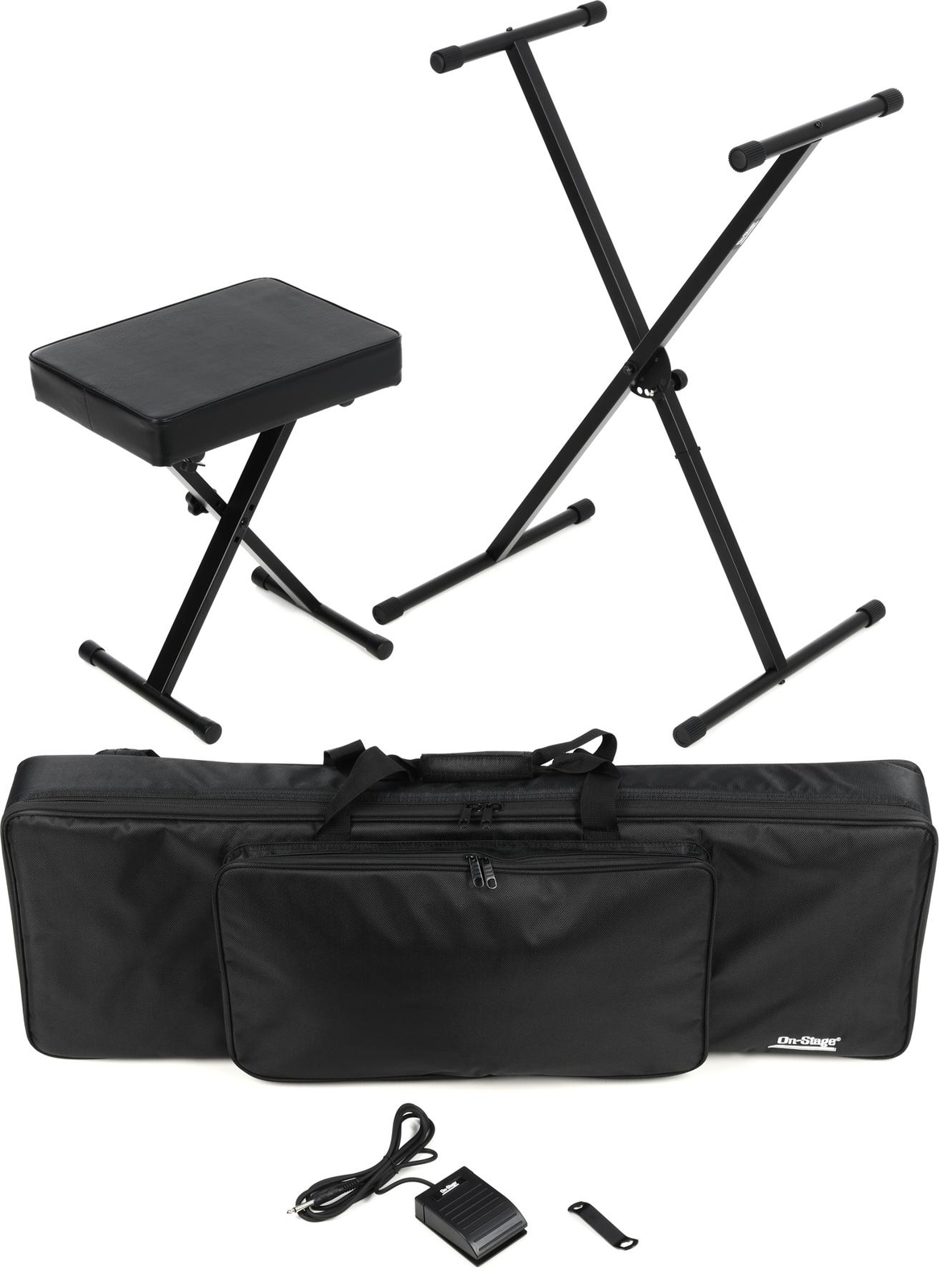 On-Stage KPK1061 Single-X Keyboard Accessory Bundle