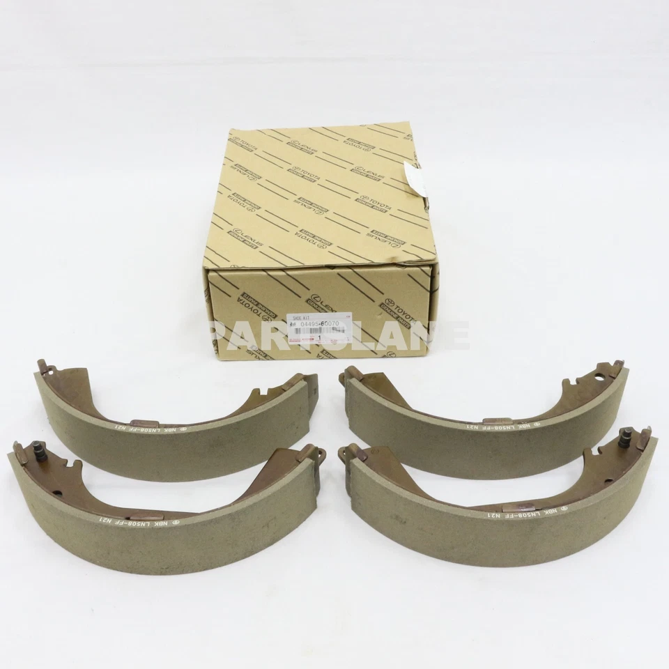 Zapatas de freno de tambor trasero OEM 04495-60070 Toyota Land Cruiser 1985-1995 FZJ71 FZJ79 Foto 2 de 3