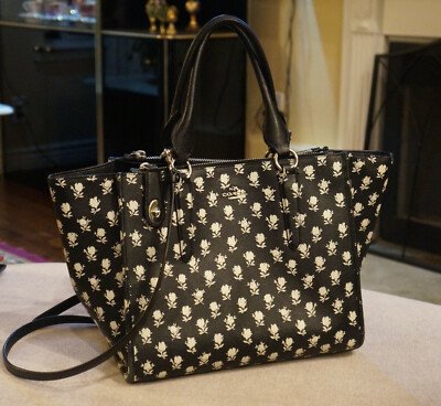 Coach Crossgrain Carryall Crossbody Bag Black Dadlands #34775 $398