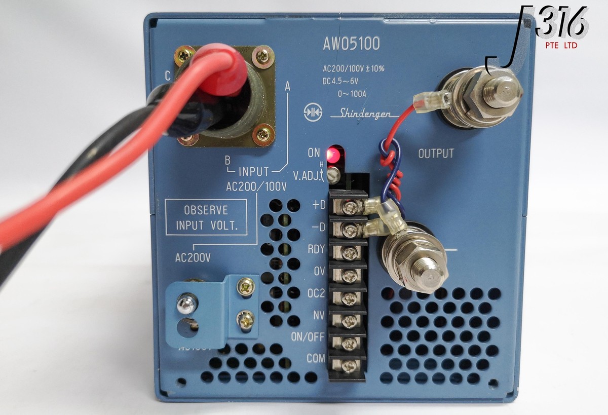 17161 SHINDENGEN ELECTRIC POWER SUPPLY, AC200/100V, DC 4.5~6V, 0