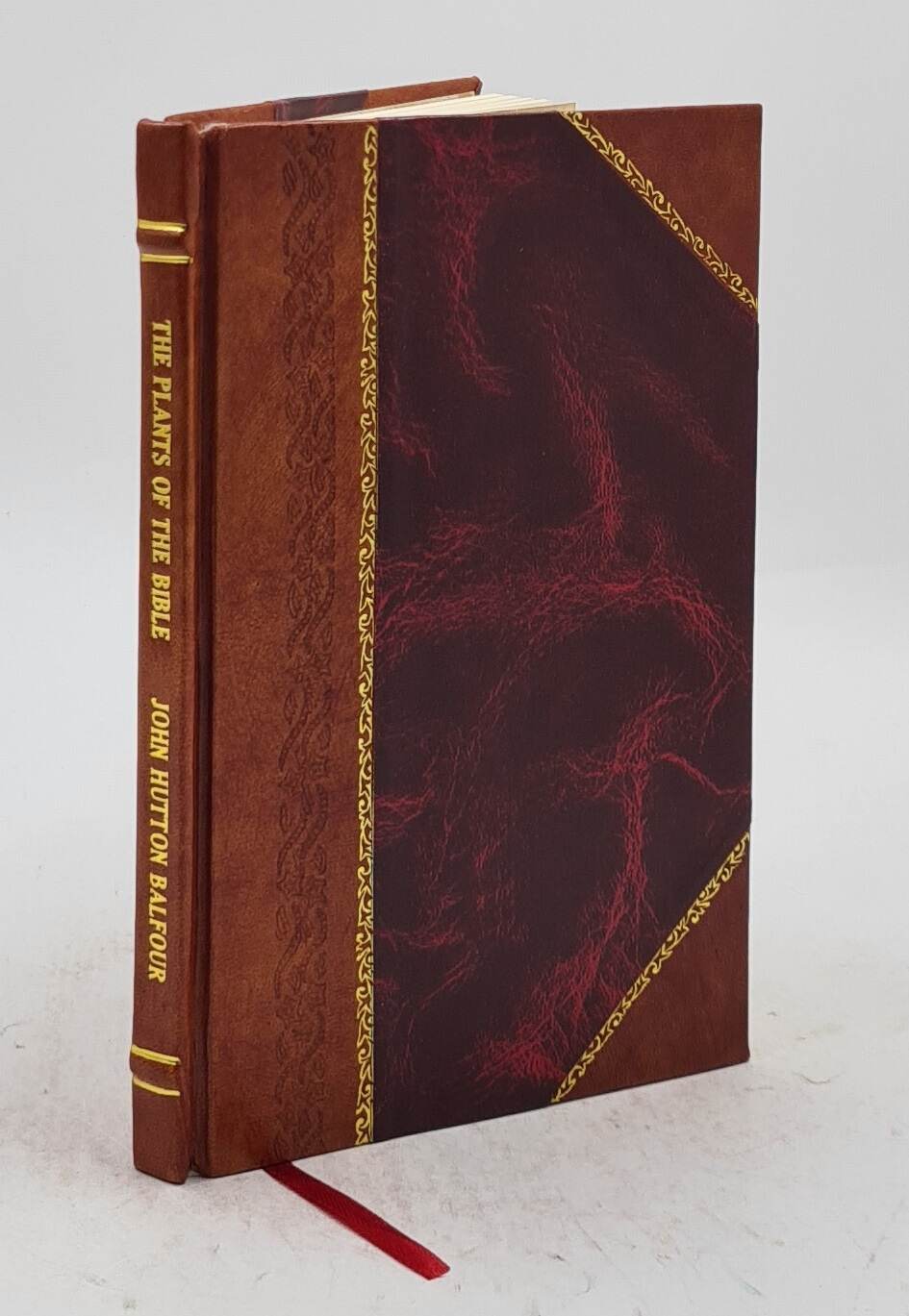 The Plants Of The Bible, Trees And Shrubs 1857 [Leather Bound]
