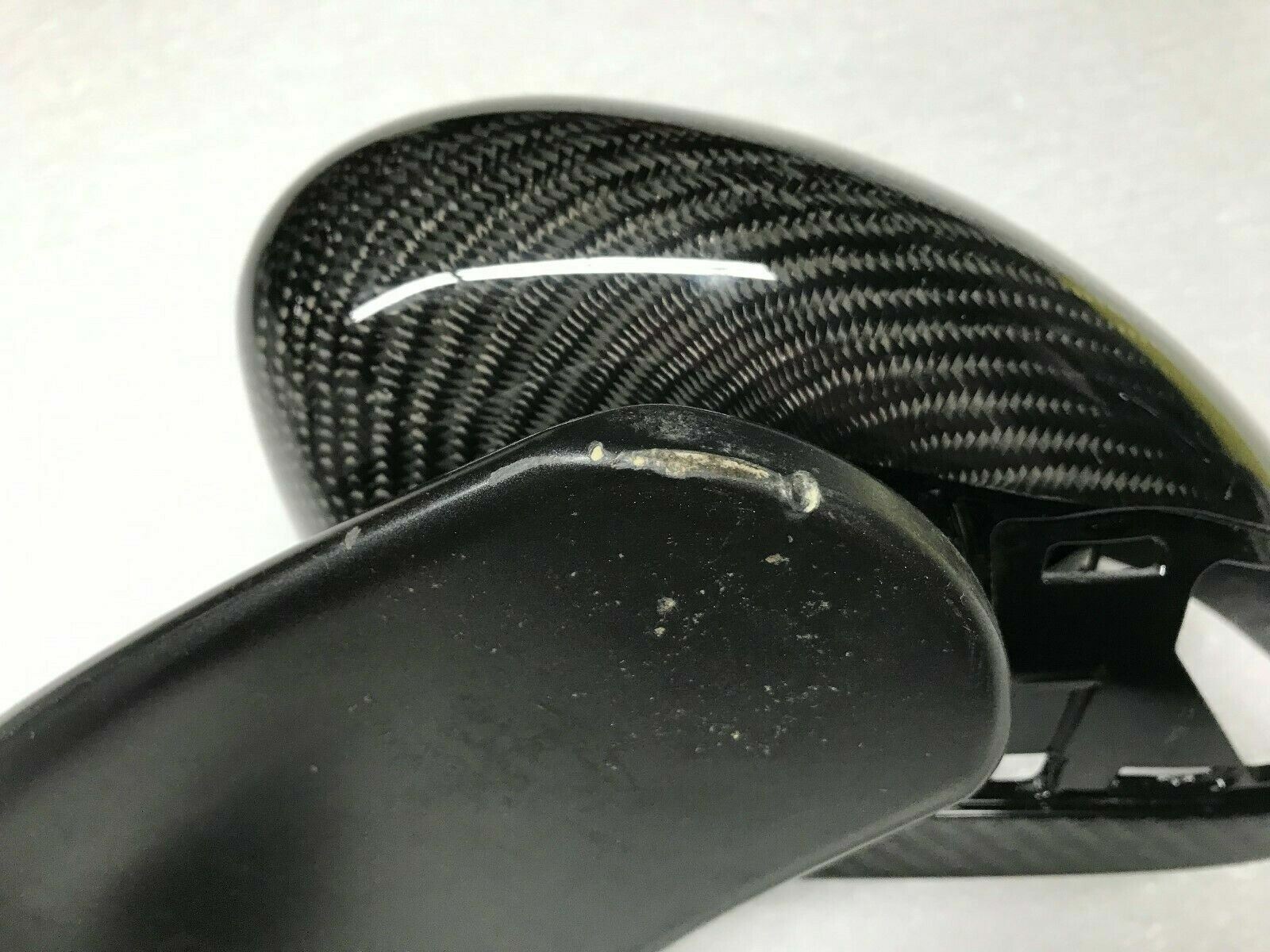MCLAREN MP4-12C DRIVER LEFT SIDE CARBON FIBER MIRROR OEM 11A88447CP