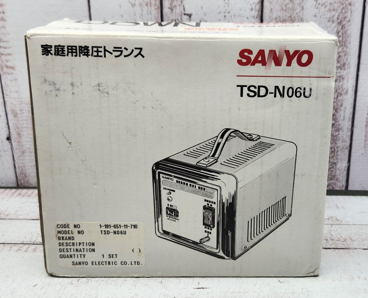 SANYO ステップダウントランス TSD-N15U SANYO ステップダウントランス TSD-N15U - メルカリ
