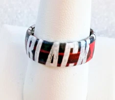 Groove Life Marvel Black Widow White/Red Silicone Ring New NOS 2020 Box SZ 10