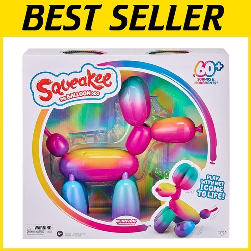 Lightweight Rainbow Balloon Dog Toy - Fun Decor and Plaything for All Ages
