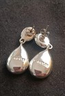 Carolee Vintage CRYSTAL CZ Drop Pierced Earrings White Gold Party Wedding  — photo 3