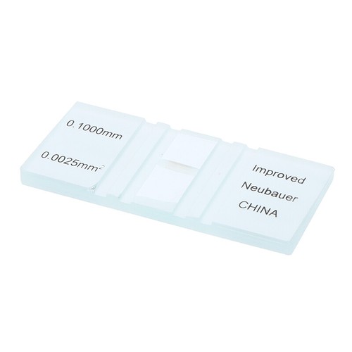 1 Pc Blood Cell Count Plate Glass Microscope Slide with Grid Counting