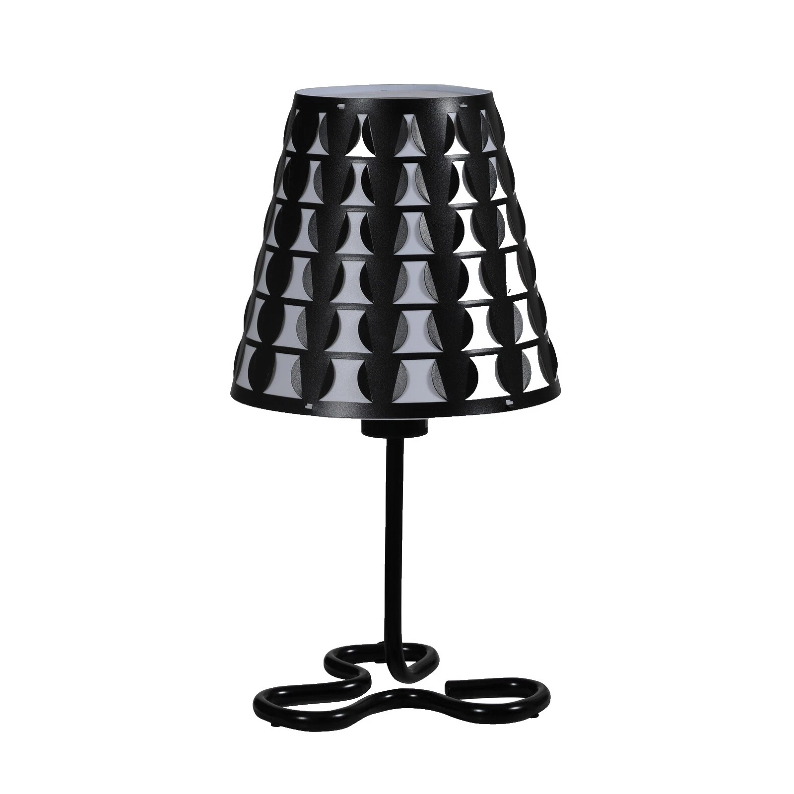 Pantallas de lámpara de plástico negro