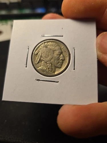 1919 Buffalo Nickel 5 Cent Coin in Fine Condition