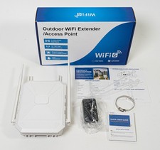 AX3000 WiFi Extender Signal Booster Outdoor WiFi 6 Extender, Wireless Gigabit...