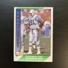 1991 Pacific #591 Shane Curry RC Rookie Indianapolis Colts Football Card. rookie card picture