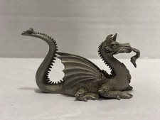 Spoontiques 1980 Pewter Dragon Miniature PP508 Figurine Long Tongued