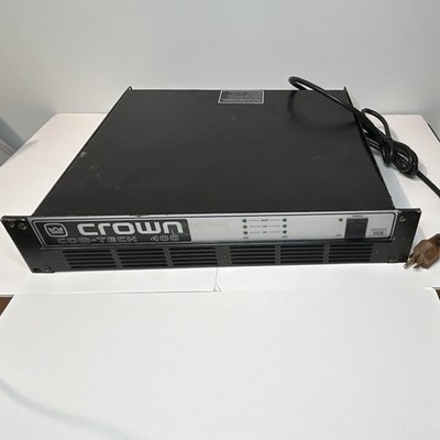 Crown Com-Tech 400 2-Channel 400W Class AB Rack Power Amp XLR 26dB