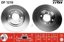 Disque de frein Peugeot 305