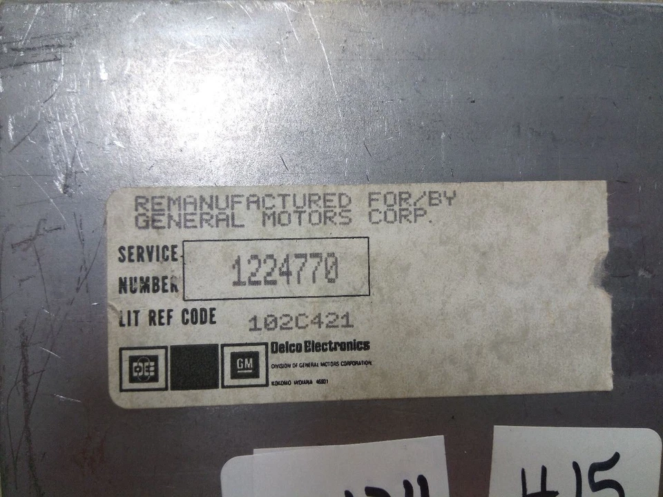 Engine Computer ECM Electronic Control Module Fits 80-81 BUICK REGAL h15-202124 - Image 2 of 4