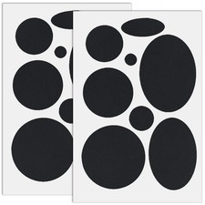 16 PCS Black Self-Adhesive Waterproof Puffer Jacket Nylon Repair Patches