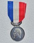Medal of Acts of Dedication, Napoleon III, Ministry of the Interior, 1857