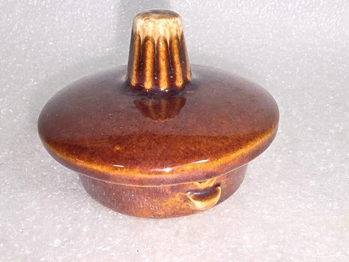 VTG Drip Glaze Pottery Replacement Ceramic Lid for Hull McCoy Teapot 2 3/16 fit