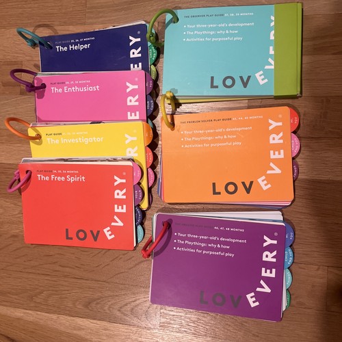 LOVEVERY Play Guides 25-48 Months LOT missing months 40 41 & 42