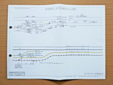 Acton Town to Chiswick Park - 2002 Original London Underground Technical Drawing