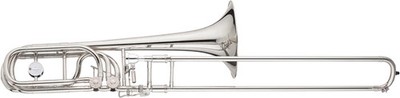 John Packer JP333 Rath Bb/F/Gb Bass Trombone Silverplate