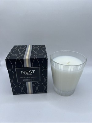 NEST FRAGRANCES Madagascar Vanilla CANDLE 8.1 Ounce One Wick NEW IN BOX FREESHIP